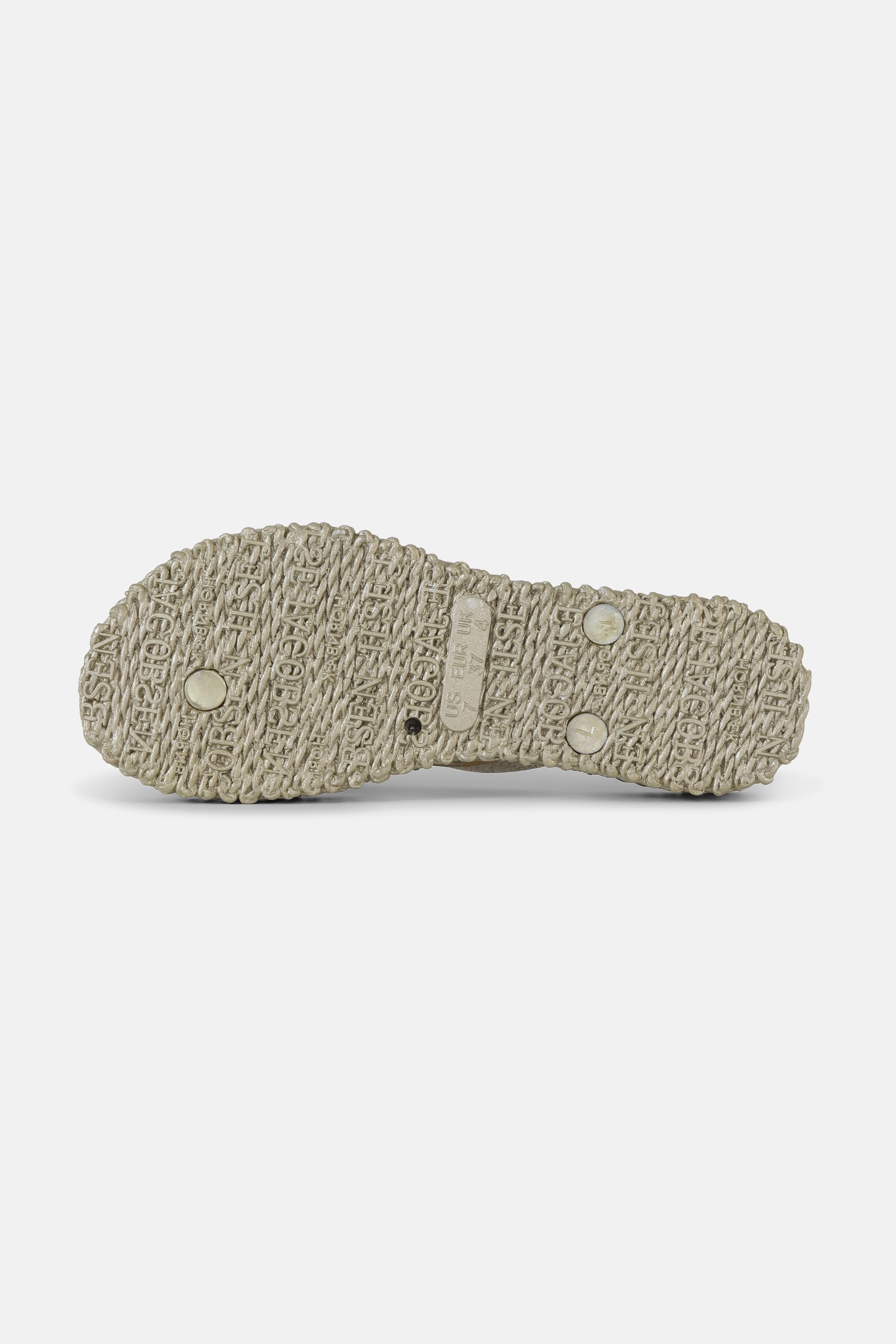 Chanclas con Plataforma Brillantes - Platin